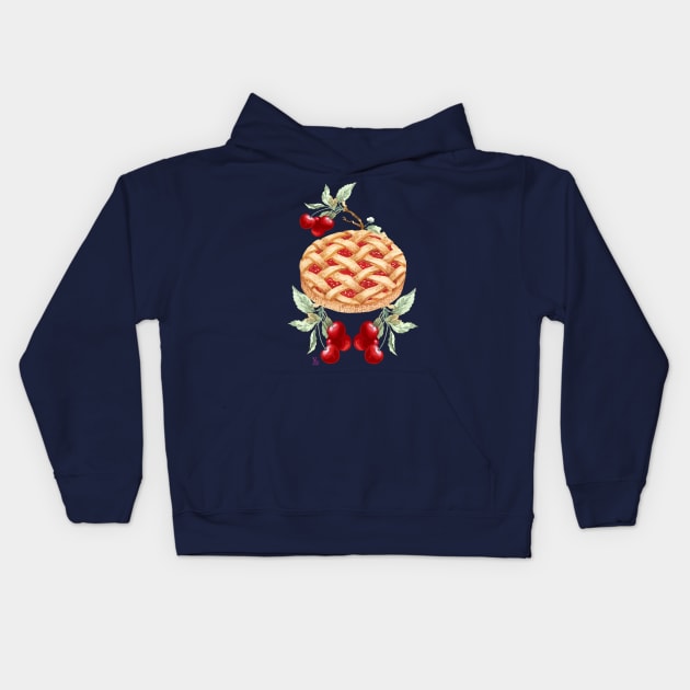 Cherry Pie Kids Hoodie by Viper Unconvetional Concept